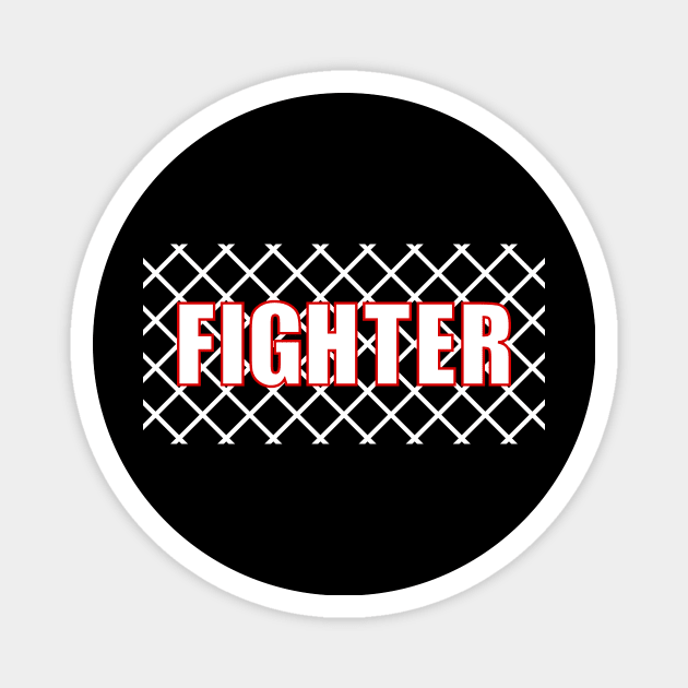 Fighter Magnet by colorsplash